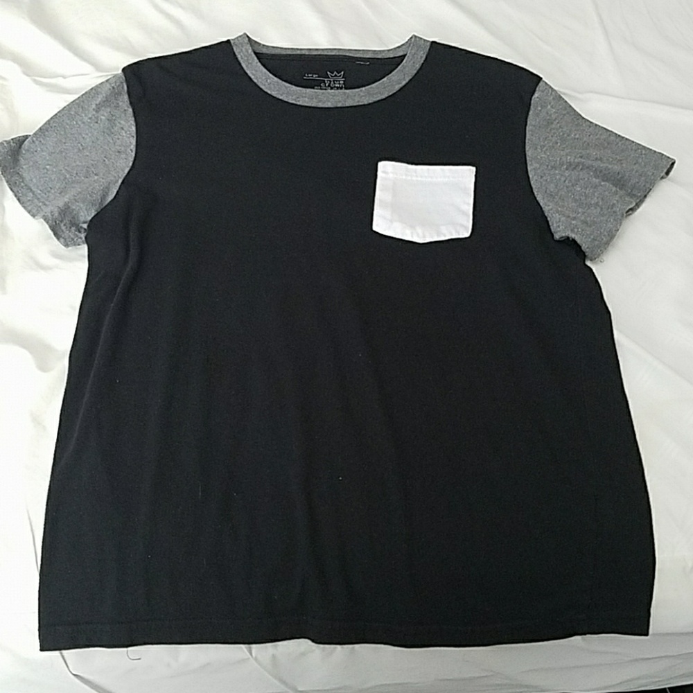 White Pocket "Blue Crown" Tee
